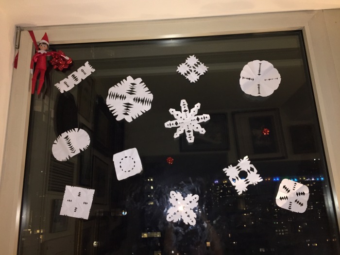 Donnie with Snowflake Display